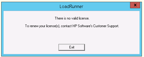 Loadrunner 12 license key